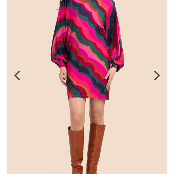 Trina Turk Enjoyment Dress. Medium. Viscose NWT - Picture 6 of 11